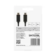 Emos töltő- és adatkábel 2.0 2m fekete USB-C / USB-C SM7029BL