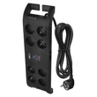 EMOS túlfeszültség védelem elosztó 8 aljzat 3m 1800j  RJ11/RJ45schuko P54252