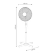 Entac álló ventilátor 45W EPSF-45W