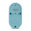 Entac fali elosztó aljzat + 2 USB port kék EPAG-1EE-2USB-B
