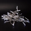 Entac karácsonyi fényfüzér beltéri 1,3m 10 LED hideg fehér IP20 ECL-10CW