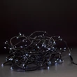 Entac karácsonyi fényfüzér távirányítóval 5m 50 LED hideg fehér IP44 ECL-IR-50CW