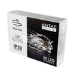 Entac karácsonyi nano fényfüzér beltéri 1,1m 20 LED hideg fehér IP20 ECL-S20CW