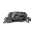 Entac lengő hosszabbító gumikábellel 30m fekete H05RR-F 3x1,5mm2 IP44 ESEC44G-30