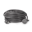 Entac lengő hosszabbító gumikábellel 40m fekete H07RN-F 3x2,5mm2 IP44 ESEC44G-40