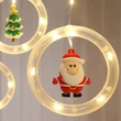 Family LED fényfüggöny mikulás 1,8 x 0,5 m 125 meleg fehér LED 58918