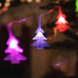 Family LED fényfüzér színes fenyőfa 20 LED 2,3 m 3xAA 58223B