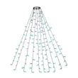 Family LED karácsonyfa fényfüzér 1,9 m 120 LED, hideg fehér IP44 58931