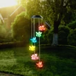 Garden of Eden kültéri LED-es felakasztható kristálygömb szolár lámpa RGB 600mAh 78x12,5cm 11740D