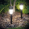 Garden of Eden kültéri LED-es leszúrható fekete szolár lámpa hidegfehér 40mAh 30xD4,5cm 11701A