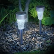 Garden of Eden kültéri LED-es leszúrható szolár lámpa hidegfehér 40mAh 7,5x28cm 11713