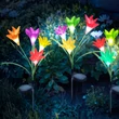 Garden of Eden kültéri LED-es leszúrható szolár virág RGB 600mAh 75x25x20cm 2db/csomag 11720