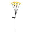 LED-es szolár szélforgó - színes LED, leszúrható - 75x23x23cm 11272