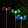 Garden of Eden kültéri LED-es pillangó szolár lámpa RGB 40mAh 43cm 11393