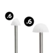 Garden of Eden kültéri LED-es szolár lámpa 12db mini gomba melegfehér 400mAh 28,5cm x 4m 11243