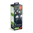 Garden of Eden kültéri LED-es szolár lámpa 12db mini gomba melegfehér 400mAh 28,5cm x 4m 11243
