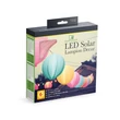 Garden of Eden kültéri LED-es szolár lampion 3 színben hidegfehér 600mAh D21x22cm 11399F