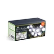 Garden of Eden LED- es szolár fehér lampion fényfüzér kültéri 10db hidegfehér 300mAh 3,7m / D7,5x6cm 11227