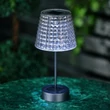 Garden Of Eden napelemes szolár asztali lámpa füst 1 LED IP44 13005B