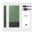 GP Powerbank M2+Series 10 000 mAh/37 Wh, 22,5 W, USB-A/USB-C zöld B6310G-7