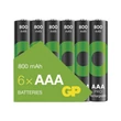 GP ReCyko Pro NiMH tölthető akkumulátor HR03 AAA mikro ceruza 800mAh B2618V