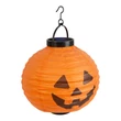 Halloween szolár lampion tök 20cm 58121