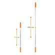 Handy teleszkópos nyél festőhengerhez 112-200cm 11199A