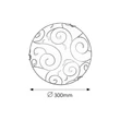 Harmony lux mennyezeti lámpa D30cm E27 Rábalux 3852