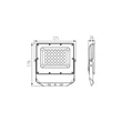 Kanlux ACETE LED reflektor 30W CCT szürke IP65 38492