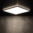 Kanlux Azpo LED mennyezeti lámpa négyzet fekete 12,3W 1130lm 4000K IP54 31507