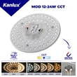Kanlux beépíthető LED modul mágneses 12W-18W-24W CCT 2880lm MOD 12-24W 29304