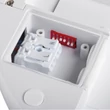 Kanlux Beno LED mennyezeti lámpa négyzet fehér 18W 1550lm 4000K IP54 mozgásérzékelővel 32946