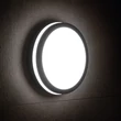 Kanlux Beno LED mennyezeti lámpa kerek fekete 18W 1400lm 4000K IP54 mozgásérzékelővel 32948