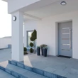 Kanlux Beno LED mennyezeti lámpa kerek fekete 18W 1400lm 4000K IP54 mozgásérzékelővel 32948