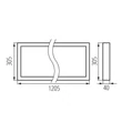 Kanlux BLINGO NT falon kívüli LED panel 34W 4080lm 4000K 120x30 cm IP20 37276