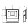 Kanlux GRUN LED reflektor fekete 10W-B 800lm 4000K 31390