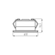 Kanlux IMBER LED dekorációs lámpa alumínium 1W 4000K 40lm 12V IP65 23520