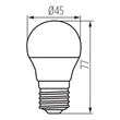 Kanlux IQ-LED izzó E27 3,4W 470lm 2700K G45 36691