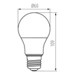 Kanlux IQ-LED izzó E27 5,9W 806lm 2700K A60 36673