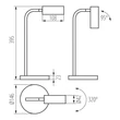 Kanlux Leadie LED asztali lámpa fekete WW/NW/CW 4,6W 35291