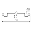 Kanlux LED fénycső T8 18W 4000K 2610lm 1210mm GLASSv3T 26068