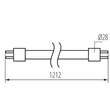 Kanlux LED fénycső T8 18W 4000K 2880lm 1212mm GLASSv4 33212