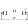 Kanlux LED fénycső T8 18W 6500K 2880lm 1212mm GLASSv4 33213