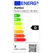Kanlux LED filament izzó gyertya E14 7W 6500K 1055lm C35 XLED 38418