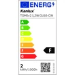 Kanlux LED izzó 1,2W GU10 105lm 6500K TOMIv2 34960