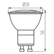 Kanlux LED izzó 6,5W GU10 530lm 4000K TOMIv2 34970