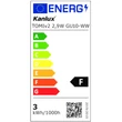 Kanlux LED izzó 2,9W GU10 240lm 3000K TOMIv2 34965