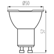 Kanlux LED izzó 6,5W GU10 515lm 4000K IQ-LED 35241