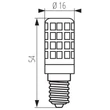 Kanlux LED izzó E14 4W 4000K 520lm ZUBI LED 24529