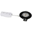 Kanlux LED lámpatest billenthető 4,8W 420lm 4000K fekete FIZU 38263